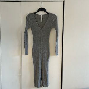 Aritzia Babaton Avalon Merino Wool Blend Midi dress